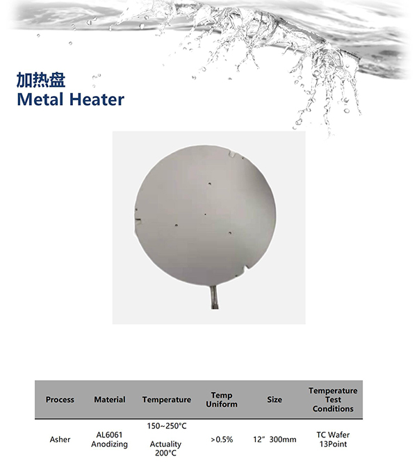 半導(dǎo)體金屬加熱板